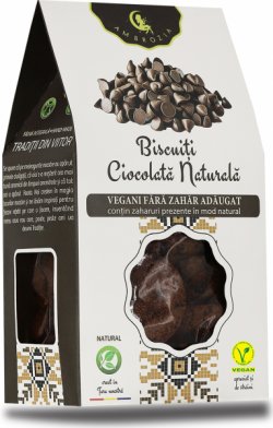 Biscuiți vegani Ciocolată Naturală – 150 g - Ambrozia image