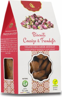 Biscuiți vegani Coacăze & Trandafiri – 150 g - Ambrozia image