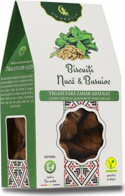 Biscuiți Vegani Nucă & Busuioc – 150 g - Ambrozia image