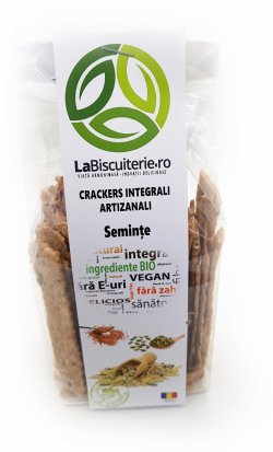 Crackers integrali cu seminte- 125g image