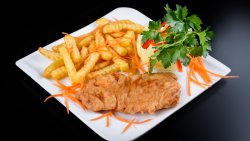 30% reducere: 5 Combo șnițel+cartofi prăjiți+sos image