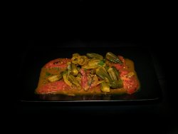 Okra curry image