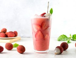 Limonadă cu Căpșuni și Litchi (fără zahăr, vegan) image