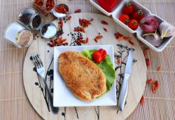 Piept de curcan la gratar image