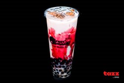 Căpșuni bubble latte