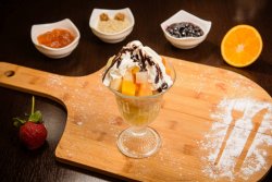 Salata de fructe  (din fructe conservate) image