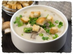 Supă cremă de ciuperci image