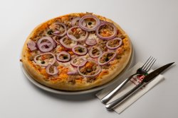 Pizza Tonno e Cipolla Familiare image