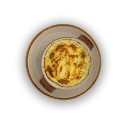 Piure de cartofi gratinați cu parmezan (lactate) și ceapa verde image