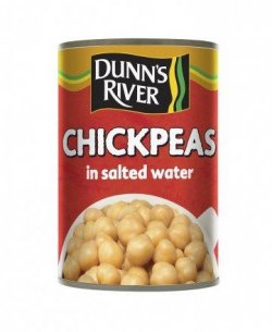 Dr chickpeas in salted water image