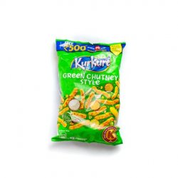 Kurkurs green chutney style image