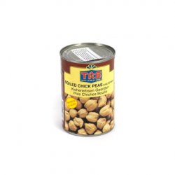 Trs boiled chick peas in salted water image