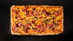 Party Pizza Bacon 	 image