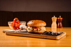 Mushroom burger image