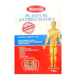 Plasture antireumatic Narcis 12 x 18 cm, 1 bucata