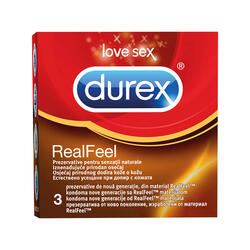 Prezervative Durex Real Feel 3 bucati
