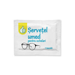 Servetele umede pentru ochelari Pouce 10 bucati