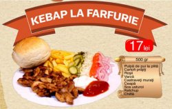 Kebab la farfurie image