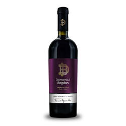 Vin ecologic rosu demisec Domeniul Bogdan merlot, 0.75L