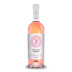Vin ecologic roze demisec Domeniul Bogdan, 0.75L
