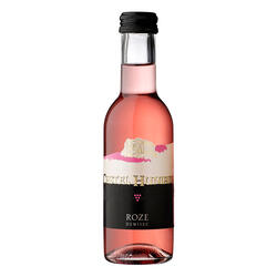 Vin roze demisec Castel Huniade,Merlot, 0.187l