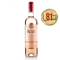 Vin roze sec Domeniile Samburesti, Merlot 0.75 l