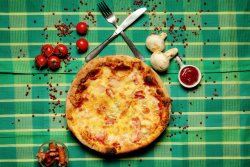 Pizza Bacon & Cheese  image