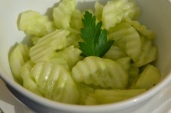 Salata de castraveti verzi/Cucumbers salad (200 g) image