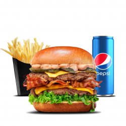 Meniu Caramelized Double Bacon Burger  image