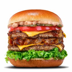 American Double Cheeseburger (ceapa caramalizata) image