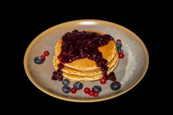 Pancakes cu gem de mure image