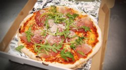 Quattro Formaggi and Prosciutto image