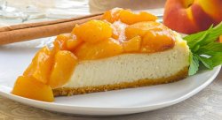 Peach Cheesecake  image
