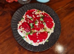 Ravioli cu vita black angus si sos de rodie image