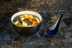 Spicy Salmon Miso Soup image