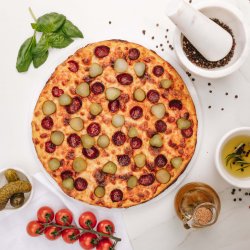 Pizza Romanita Picantă (28 cm) - 490 gr. image