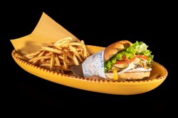 Cheeseburger D’autore Cu Cartofi Prăjiți image